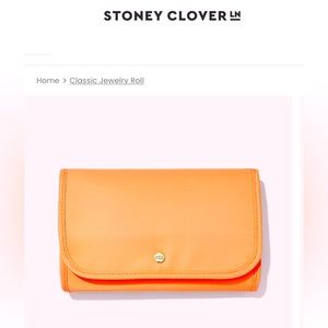 Stoney Clover Lane Nylon Classic Jewelry Roll (Peach)